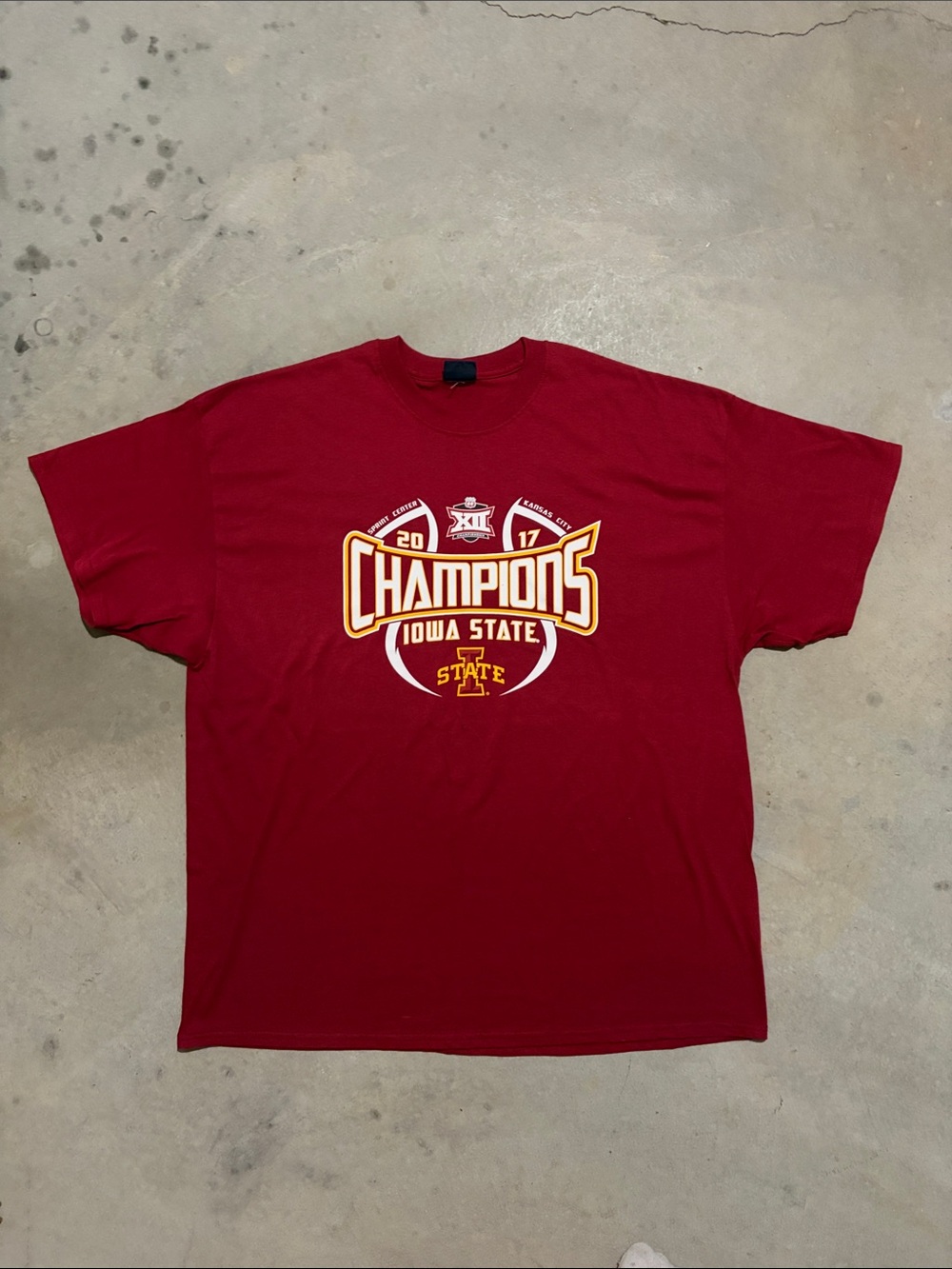 Iowa State Cyclones Basketball Short Sleeve Shirt